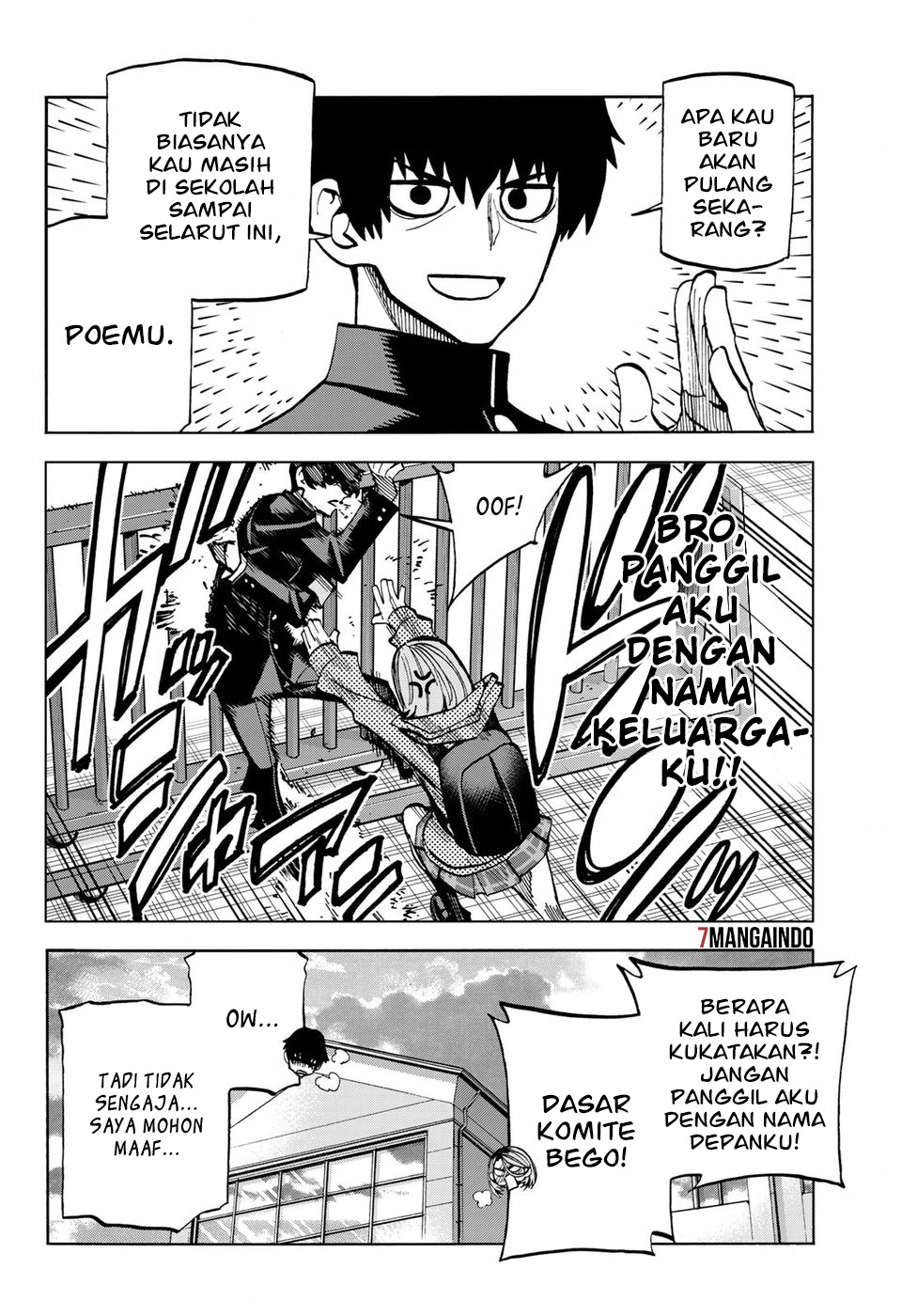 The Story Between a Dumb Prefect and a High School Girl with an Inappropriate Skirt Length Chapter 02 Gambar 6